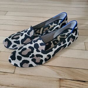 Rothy's Leopard Print Flats Comfortable Eco-Friendly Design
